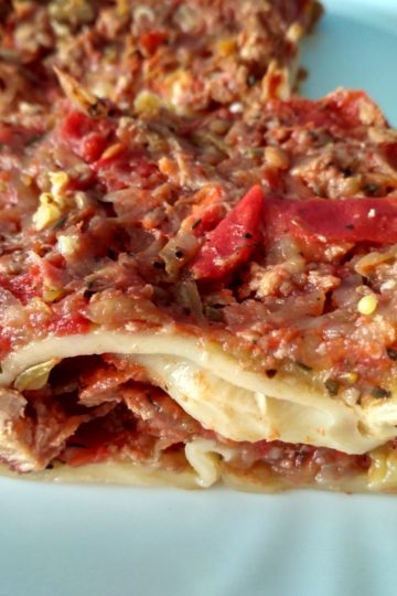 Cuketové lasagne so zeleninou