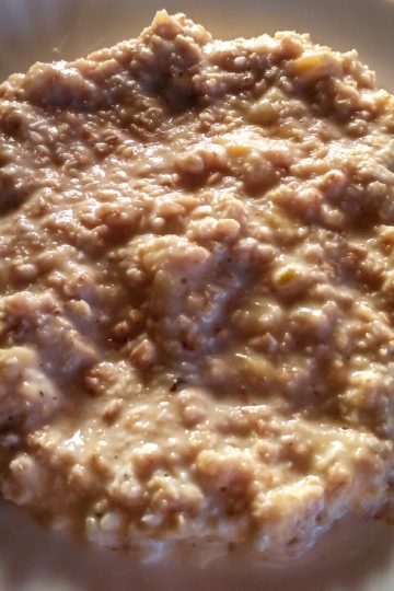 Ovsená kaša s banánom a kokosom