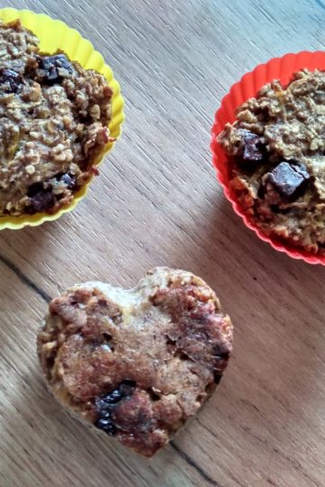 Banánovo cuketové koláčiky