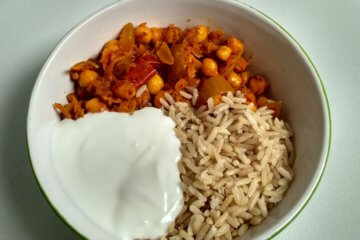 Cícerový guláš na marocký spôsob