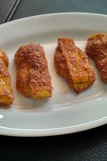 Cuketové prsty so syrom