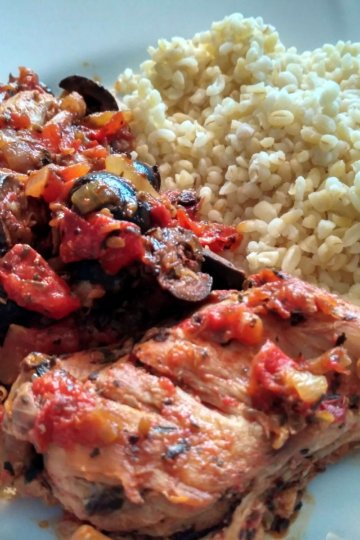 Kuracie mäso s omáčkou na taliansky spôsob