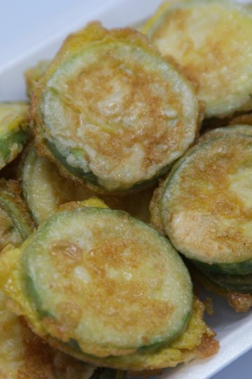 Pečená cuketa so syrom - kolieska