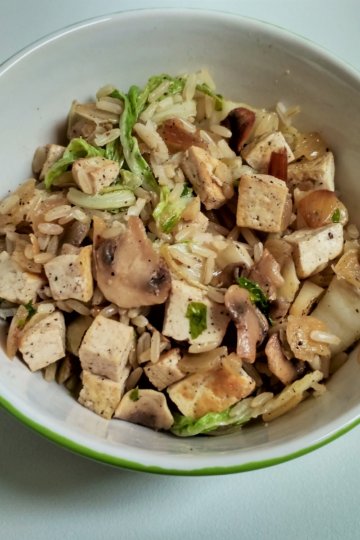 Tofu rizoto
