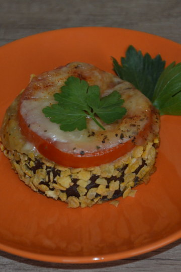 Zapekaný baklažán s mozzarellou