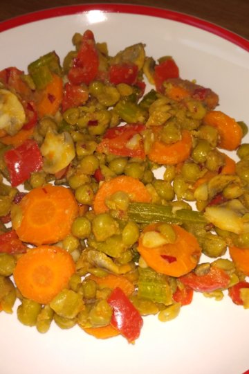 Čínsky zeleninový wok - nízkotučná večera