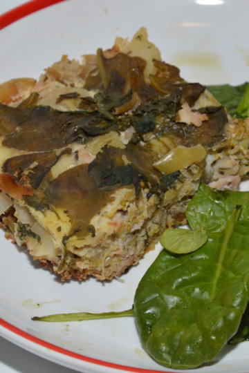 Zapekaná brokolica so šunkou a syrom