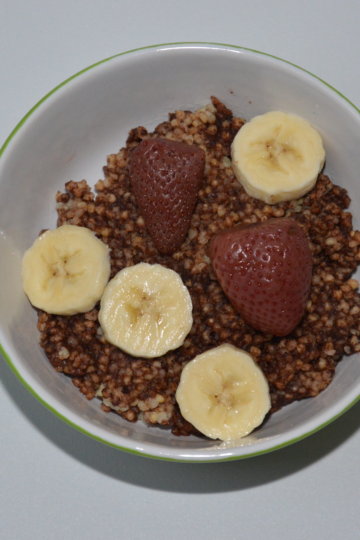 Kakaová kaša zo pšena