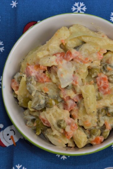 Vianočný zemiakový šalát