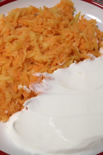 Batáty s mangom a gréckym jogurtom