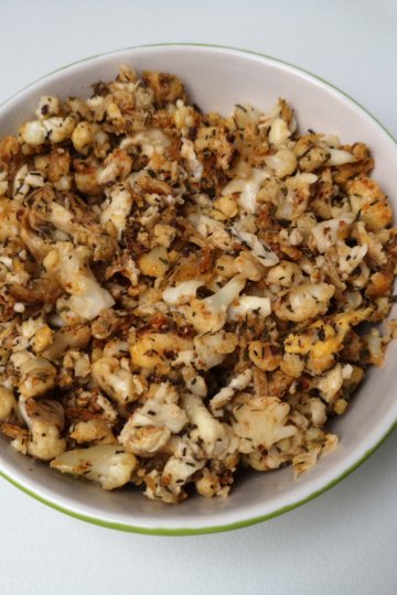 Karfiolová pikantná ryža