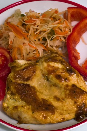 Kuracie prsia na masle so zeleninou