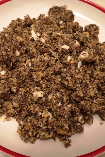 Makovo kokosová raňajková lowcarb kaša